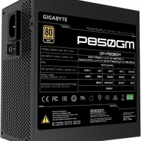 Блок питания Gigabyte 1000W GP-P1000GM ATX12V 2.31, активный PFC, вентилятор 120x120 мм, cертификат 80 PLUS Gold, отстегивающиеся кабели - ТОО «Novatec»